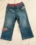 Blue Zoo Denim Jeans With Strawberry Embroidery 2 3Y