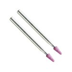 Ruby Grinding Stones 3X8MM.CONE.SH2.35MM.2PCS