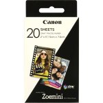 Canon Zoemini Zink Sticky-backed 2X3 Photo Paper 20 Sheets