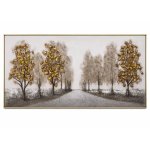 Gold Tree Landscape Wall Frame 70 140 WF017