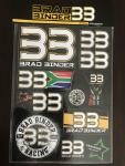 Brad Binder 33 Motogp Rider Sticker Kit
