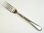 Fish Fork Bead Silver Plated