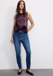 Ultra High Ankle Jeggings - Blue.