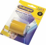 Sellotape Reflective Tape Yellow 1M X 48MM