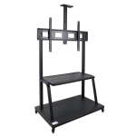 60"- 100" Mobile Floor Flat Tv Monitor Mount Stand With Wheels TGS-058-3