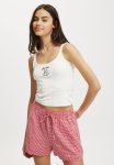 Cotton On Scoop Neck Graphic Cami - Fearless Vintage White