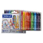 Doms Extra Long Wax Crayons Set 13 Piece 90MM