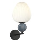 Croft Ceramic Opal Glass Wall Light