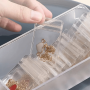 50pcs/100pcs Mini Anti-oxidation Jewelry Bags Transparent Zipper Bags For Ring Earring Necklace Storage Portable Waterproof Packing Pouches Small Business Supplies