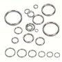 200PCS Stainless Steel Open Jump Rings Bracelet Necklace Earring Pendant Connectors Rings For Diy Jewelry Making Small Business Supplies