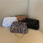 New Fashionable Bag Niche Sequin Crossbody Bag Versatile Shoulder Bag