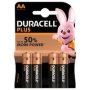 Duracell Plus Aa Alkaline Batteries 4 Pack