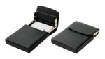 Genuine Leather Flip-up Business Card Holder