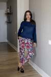 Roxanne Classic Pant - Graphic Floral - Size 4 X Large