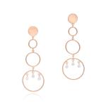 Celestial Chandelier Earrings - 18KT Rose Gold Vermeil