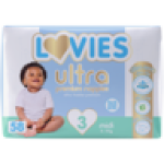 Ultra Premium Size 3 4-9KG Disposable Nappies 58 Pack