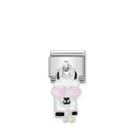 Silvershine Hanging Llama Head Link