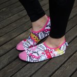 Rebounding Shoes Comic Soles - Size 1-2 UK