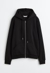 Zip-through Hoodie - Black