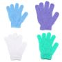 Soft Nylon Exfoliating Gloves For Shower Deep Cleansing & Skin Massage