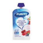 Purity Pouch Dairy With Mixed Berries & Apple 110ML From 6 Months