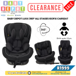 Baby Depot Luxx 360 Isofix All Stages Carseat