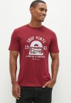 Ben Sherman Shop Vinyl Tee-shirt - Berry