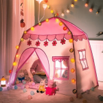 Kids Princess Castle Play Tent - Pink