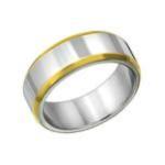 C1006-C31893 - Men's Stainless Steel Band Ring - Size 9