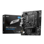 MSI Pro B760M-E Lga 1700 Micro-atx Motherboard