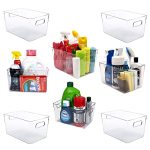 Clear Plastic Storage Bins Perfect For Kitchen Organization Or Pantry Organization And Storage Fridge Organizer Plastic Bins Pan