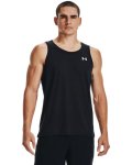 Men's Ua Streaker Run Singlet - Black XL