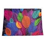 Colourful Leaves Double Layer Lap Blanket