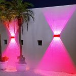 Illuminate Your Outdoor Space With 1PC Solar Fence Lights - Color Changing And Dusk To Dawn