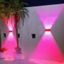 Illuminate Your Outdoor Space With 1pc Solar Fence Lights - Color Changing And Dusk To Dawn
