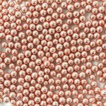 Rose Gold Metallic Balls 4MM