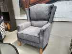 Beautifull Large Grey Wingback