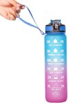 Time-marked Motivational Water Bottle 1000 Ml Bottle