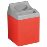 Complete Plastic Recycle Battery Bin – Modulus – 33 X 33 X 66CM – Colour Options – Recmdbbrd