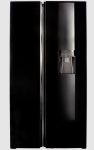 Defy 496L Black Glass Side-by-side Fridge - DFF456