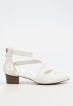 Sling 9 Block Heel - White