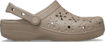 Classic Floral Cut Out Clog - Taupe M9W11