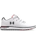 Men's Ua Hovr Fade 2 Spikeless Wide E Golf Shoes - White 8