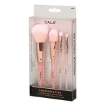 Cala Rose Quartz Flawless Face & Eye Brush Set 4 PACK