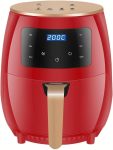 Choice 7-IN-1 Digital Air Fryer 6L With Touch Screen LED Display 4 Preset Modes Non-stick Basket 1400W Power XL Hot Air Cooker F