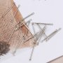 50PCS Metal Connecting Rod 1.5/2.5CM Color Double Ring Connecting Rod For Diy Tassel Earrings Necklace Jewelry Making Supplies