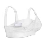 Seamless Padded Nursing Bra White Medium