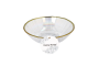 CRYSTAL STRIPED CEREAL BOWL 16.7CM WY040