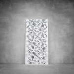 Wall Art D103 - 1040 X 535 X 20 Indoor Matt Black No