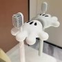 Adorable Palm-Shaped Toothbrush Holder - Easy Install Wall Mount Multi-Use Bathroom Organizer For Brushes Balls & Necklaces - Perfect Home Decor Storage Solution Christmas/Halloween